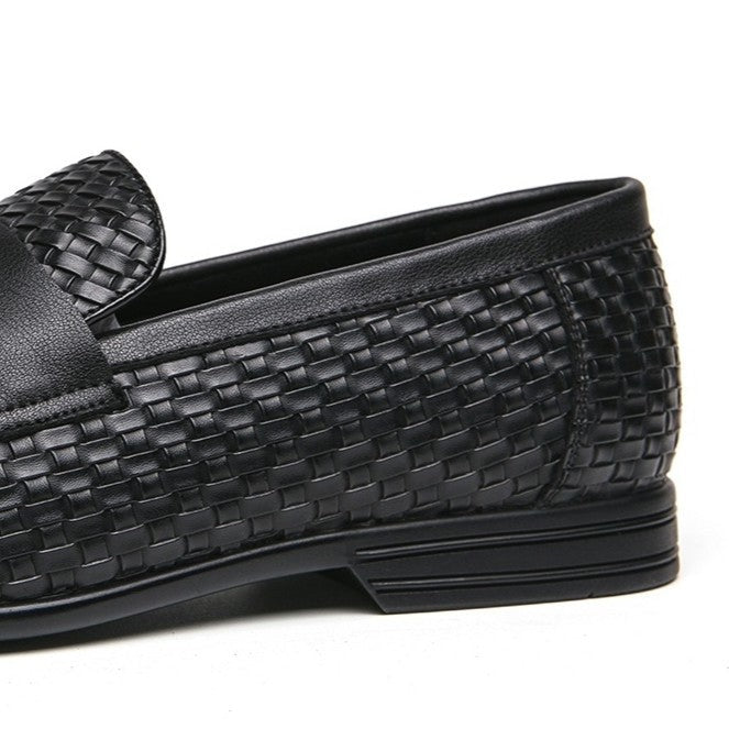 Íñigo | Mocasines de Cuero Trenzado Hombre Sin Cordones