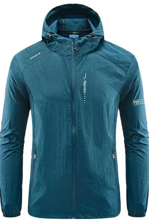 Iván | Chubasquero Impermeable con Capucha Hombre Ultraligero