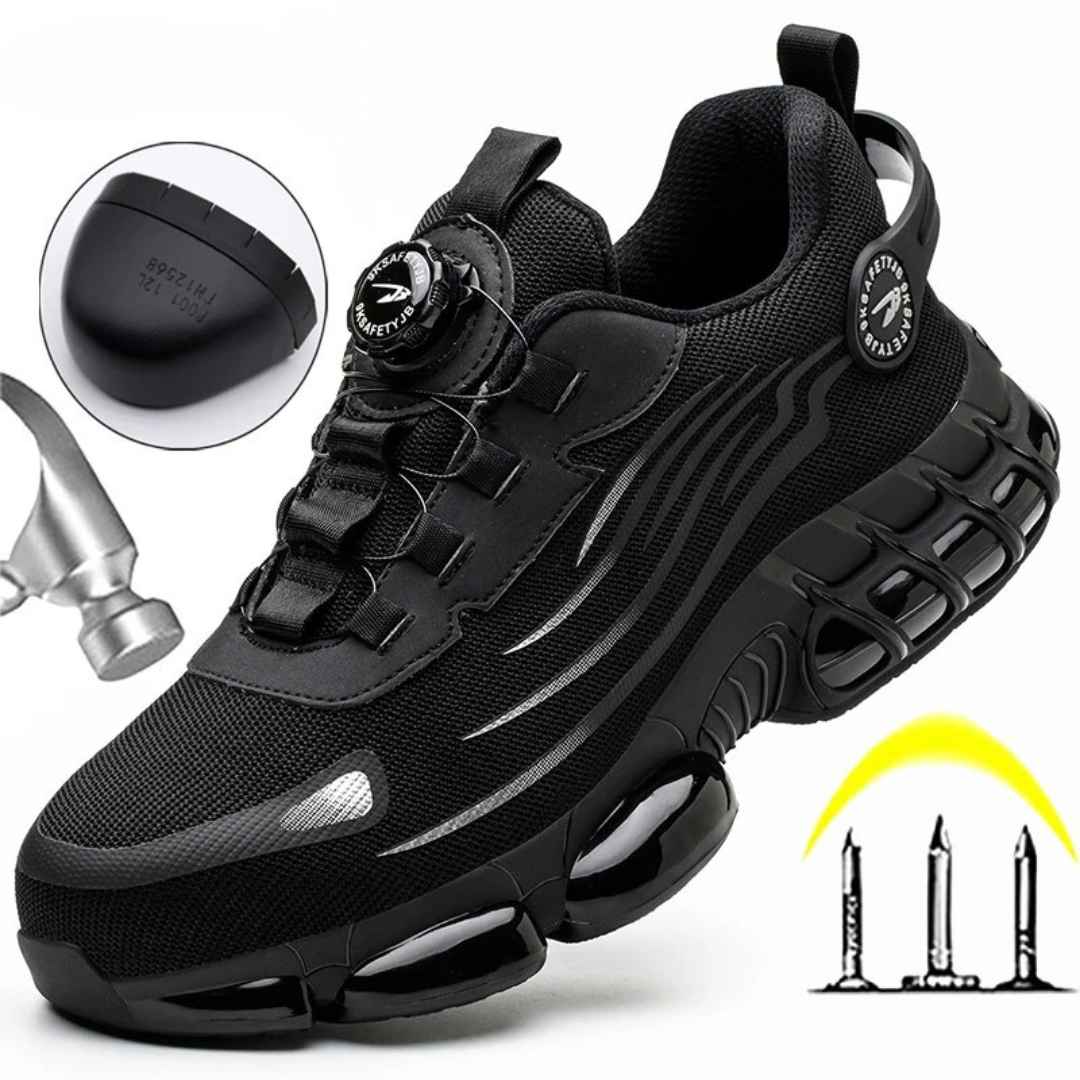 Iván | Zapatillas de Seguridad Hombre Suela Gruesa Sistema Rotativo