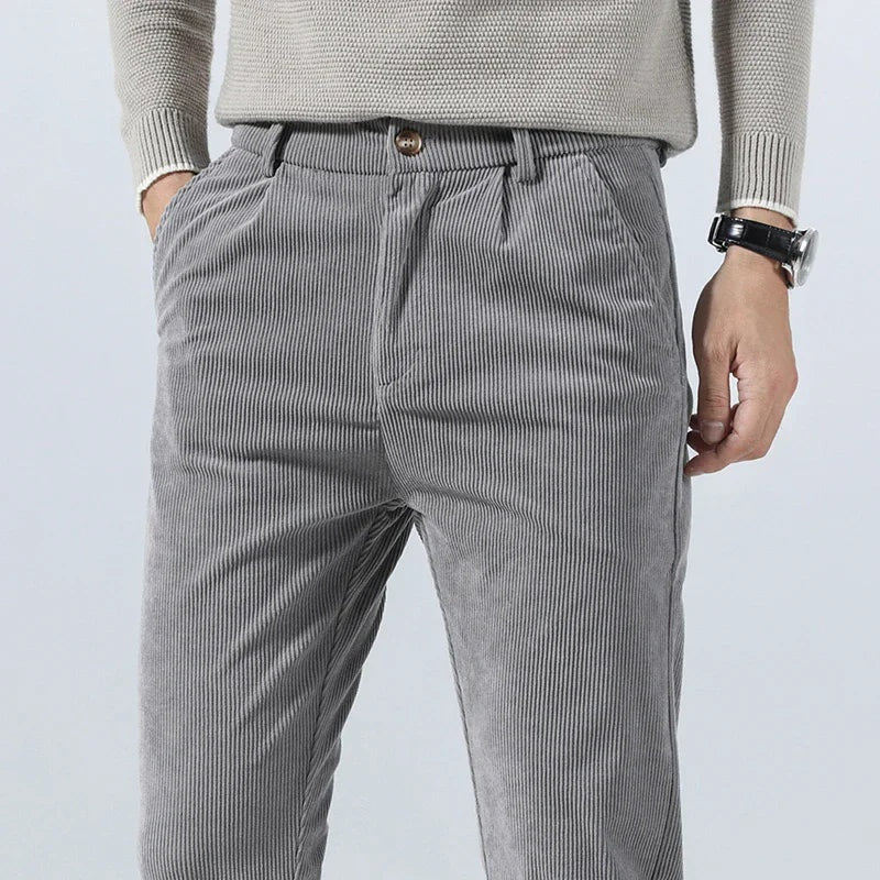 Javier | Pantalón de Pana Hombre Corte Recto Vestir