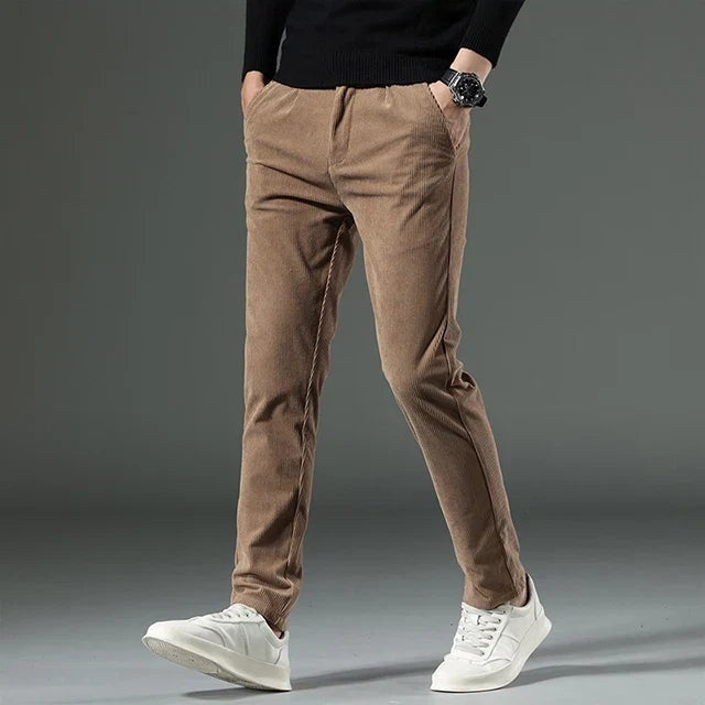 Javier | Pantalón de Pana Hombre Corte Recto Vestir