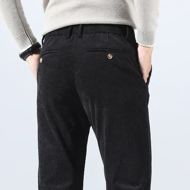 Javier | Pantalón de Pana Hombre Corte Recto Vestir
