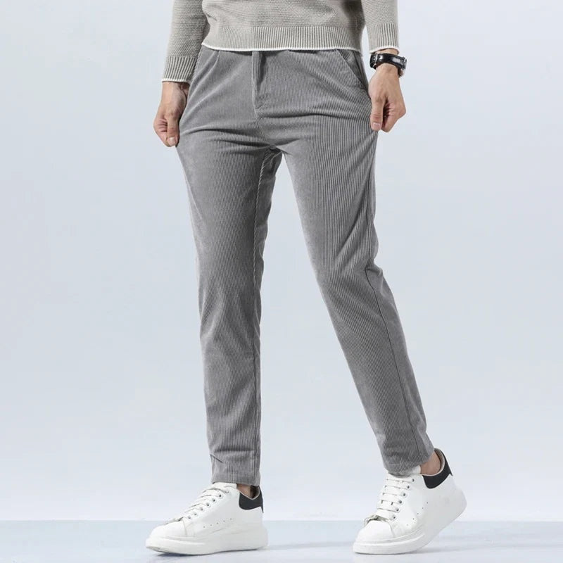 Javier | Pantalón de Pana Hombre Corte Recto Vestir