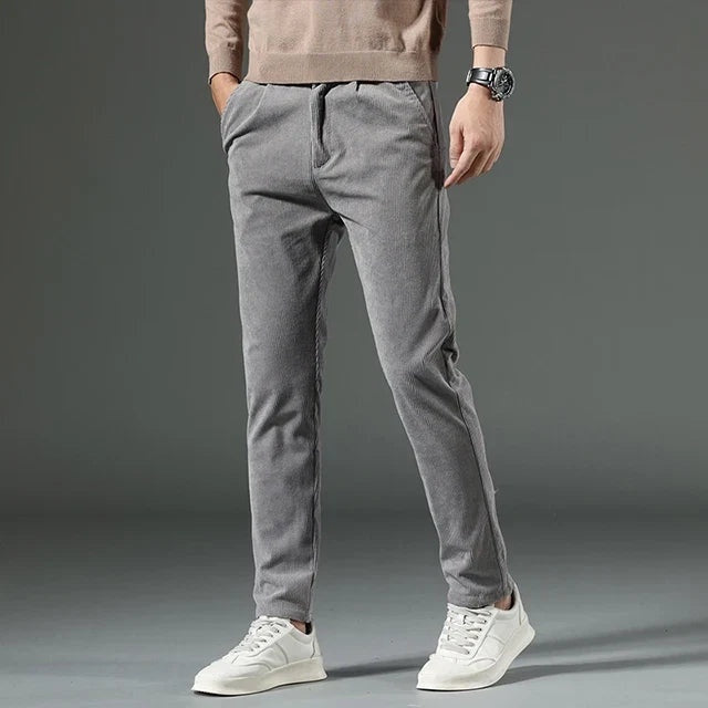 Javier | Pantalón de Pana Hombre Corte Recto Vestir