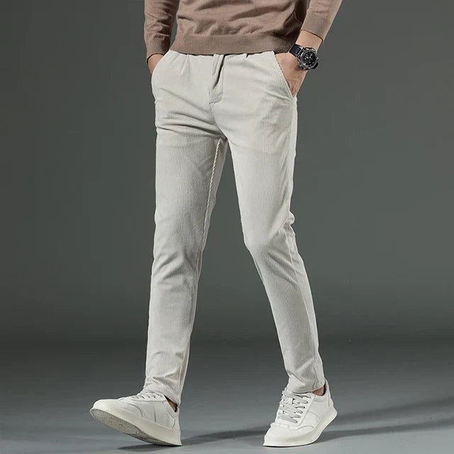 Javier | Pantalón de Pana Hombre Corte Recto Vestir