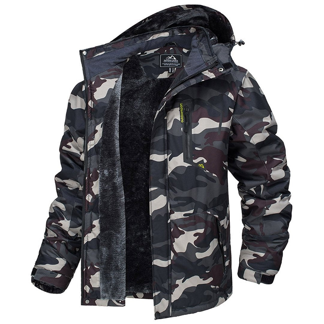 Koldo | Anorak Hombre Impermeable Forrado con Capucha