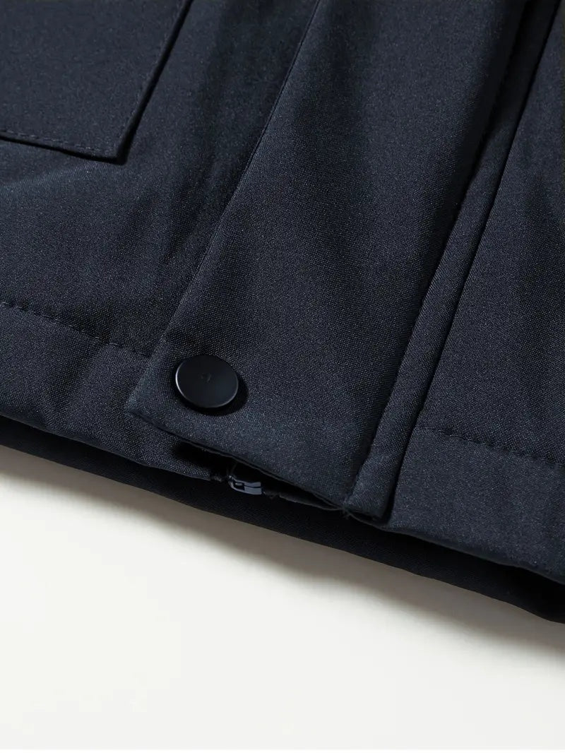 Koldo | Parka Impermeable Hombre Forro Polar con Capucha
