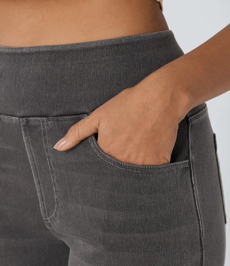 Laia | Jeans Wide Leg de Cintura Alta Mujer Pierna Ancha