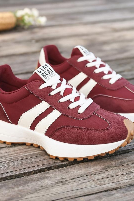 Laura | Zapatillas Running Casual Mujer Estilo Retro Suela Chunky