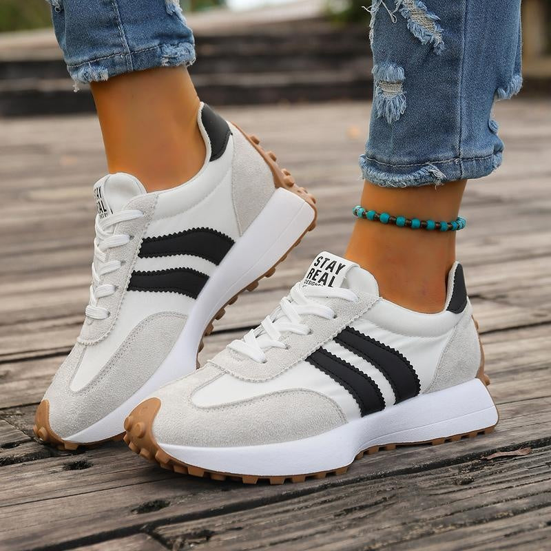 Laura | Zapatillas Running Casual Mujer Estilo Retro Suela Chunky