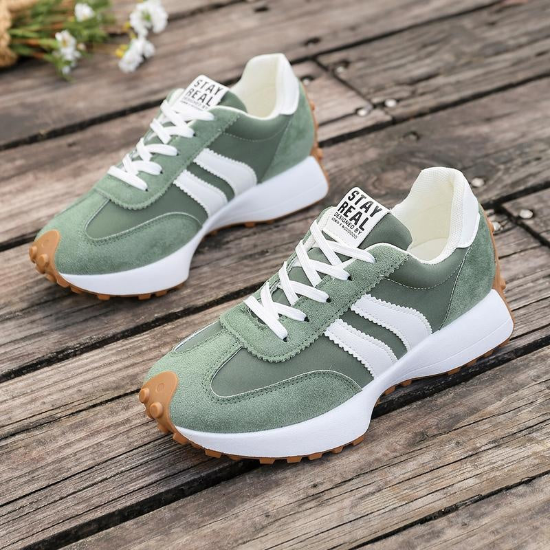 Laura | Zapatillas Running Casual Mujer Estilo Retro Suela Chunky