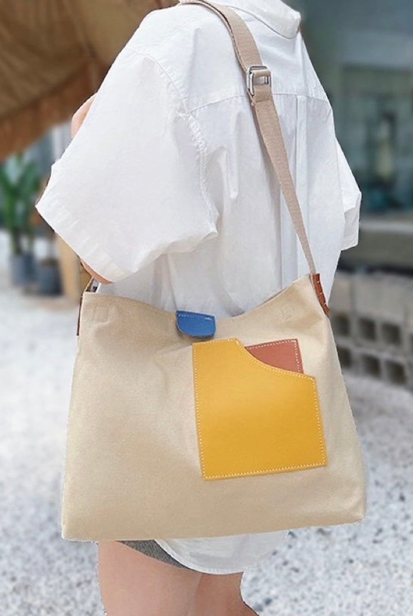 Lola | Tote Bag de Lona Mujer Bolso Saco Bandolera