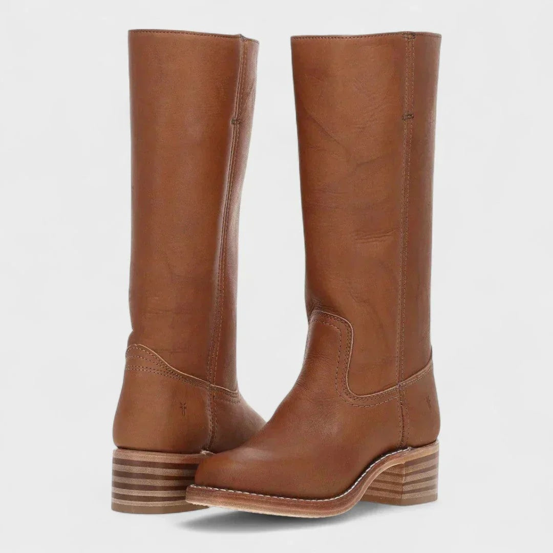 Lorena | Botas Vaqueras de Piel Mujer Caña Alta