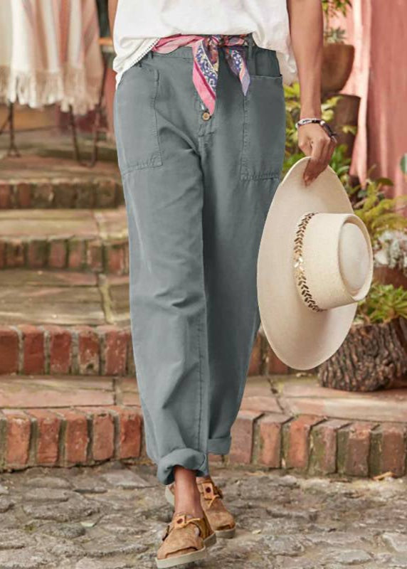 Lorena | Pantalón Chino Casual Mujer Bolsillos Delanteros