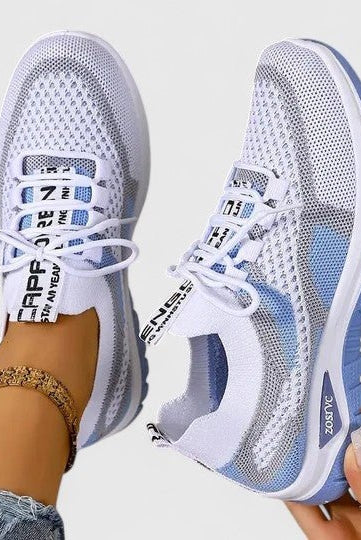 Lorena | Sneakers Mujer de Malla Transpirable Cordones
