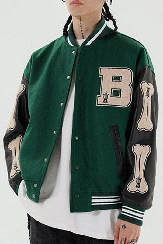 Lorena | Varsity Jacket Mujer Bordada Corta
