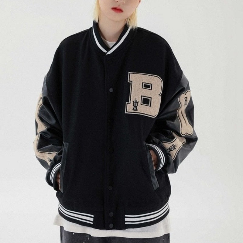 Lorena | Varsity Jacket Mujer Bordada Corta