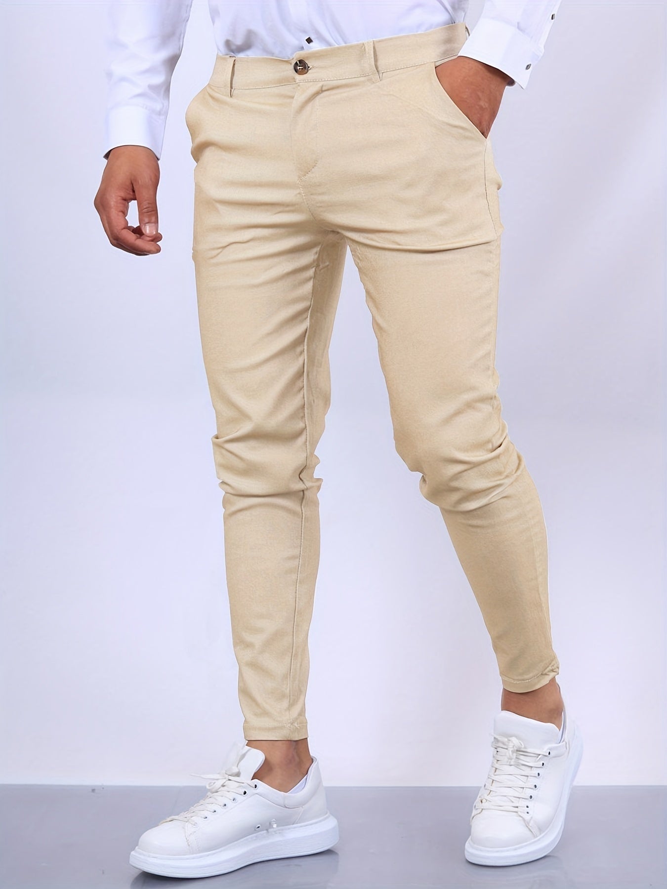 Marcos | Pantalón Chino Slim Fit Hombre Cintura Elástica