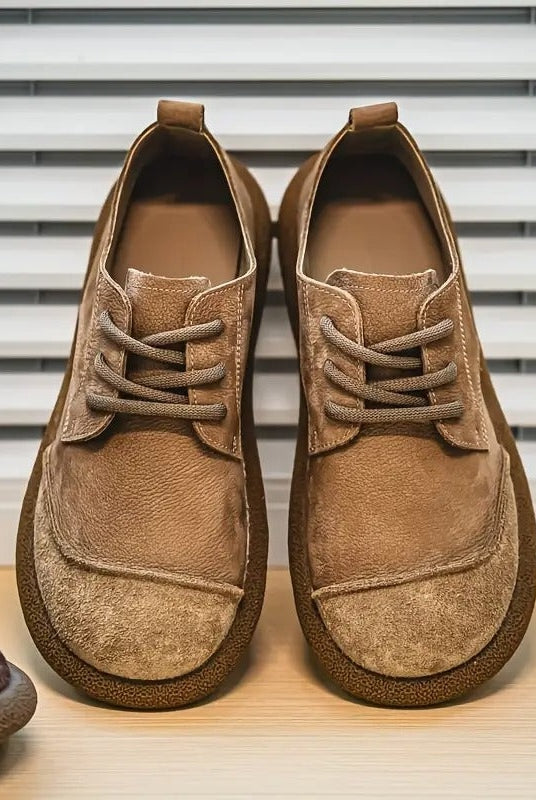 Marcos | Zapatos Derby de Ante Hombre Cordones Suela Gruesa