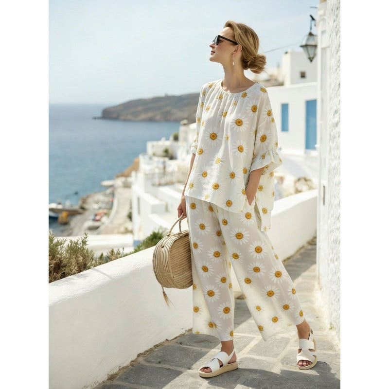 Marina | Conjunto de Dos Piezas Tie Dye Mujer Holgado