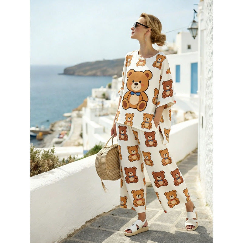 Marina | Conjunto de Dos Piezas Tie Dye Mujer Holgado
