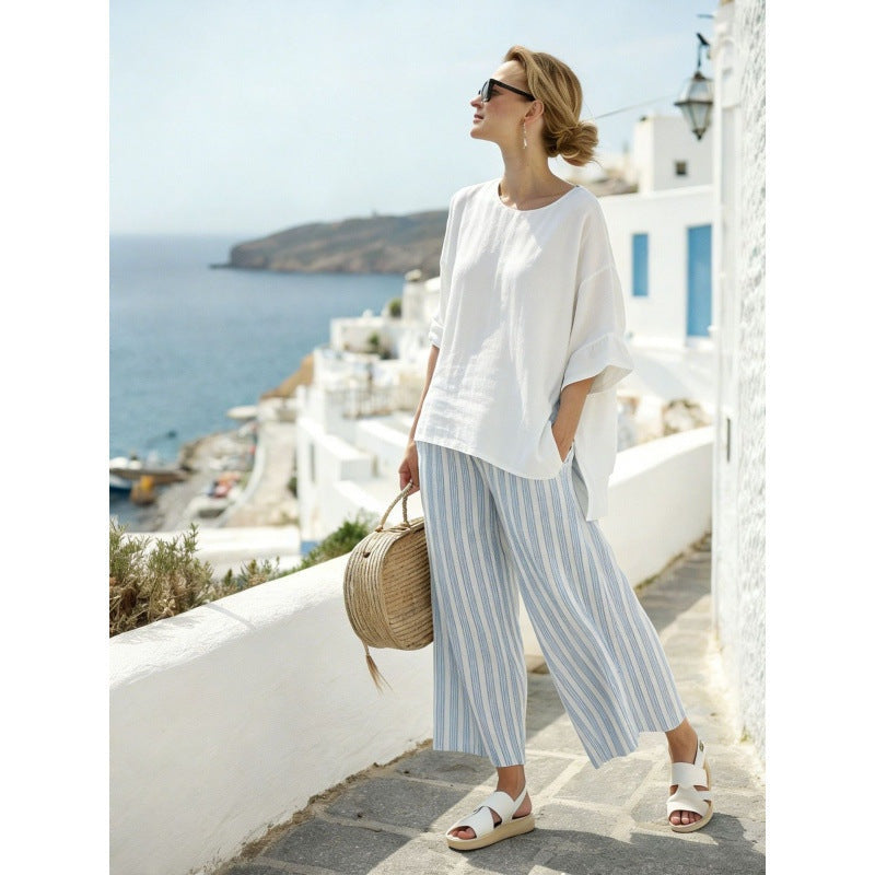 Marina | Conjunto de Dos Piezas Tie Dye Mujer Holgado