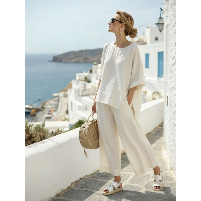 Marina | Conjunto de Dos Piezas Tie Dye Mujer Holgado