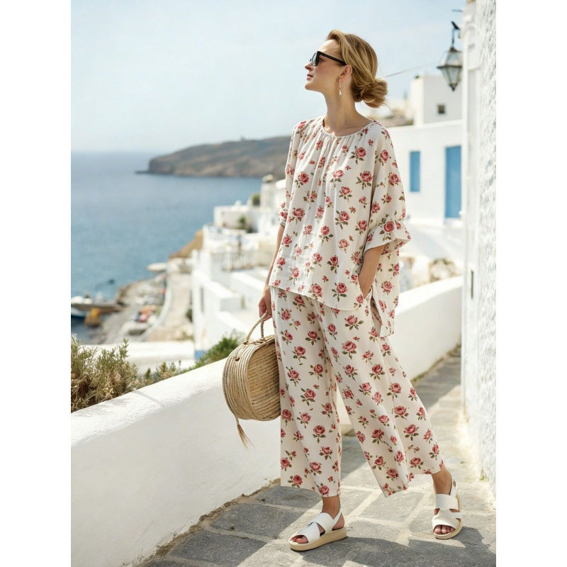 Marina | Conjunto de Dos Piezas Tie Dye Mujer Holgado