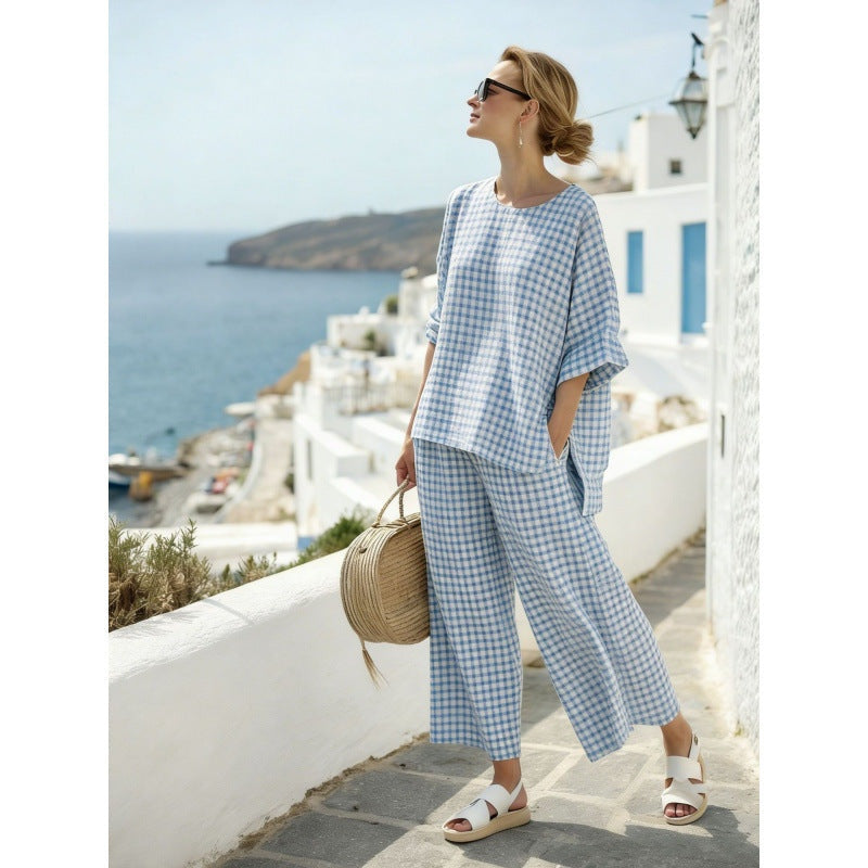 Marina | Conjunto de Dos Piezas Tie Dye Mujer Holgado