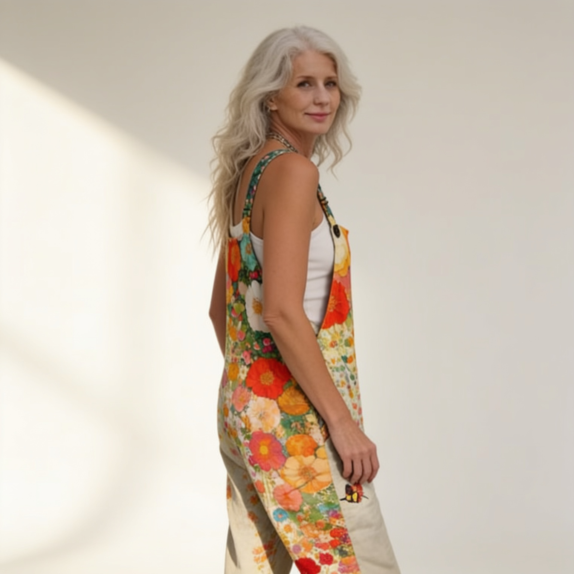 Marisol | Peto Estampado Floral Mujer Corte Amplio