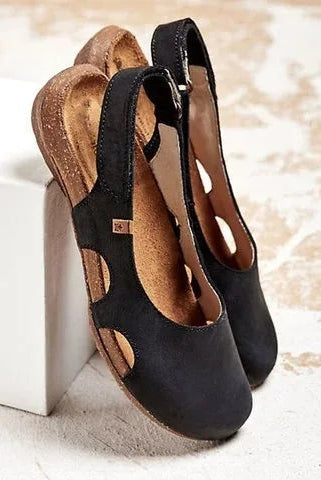 Marisol | Sandalias Planas con Pulsera Mujer Suela Antideslizante