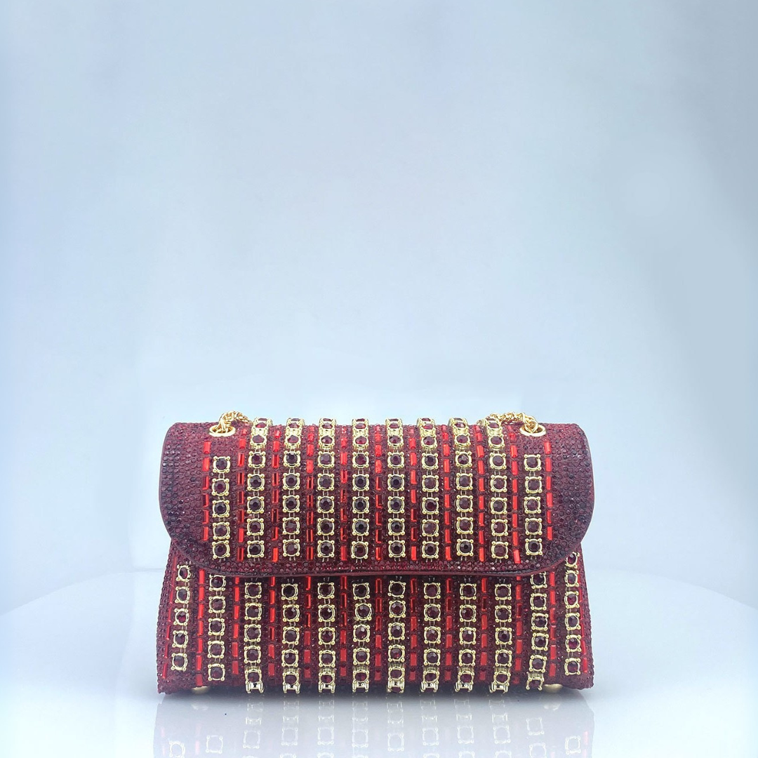 Marta | Bolso de Hombro con Cadena Mujer Brillante Fiesta