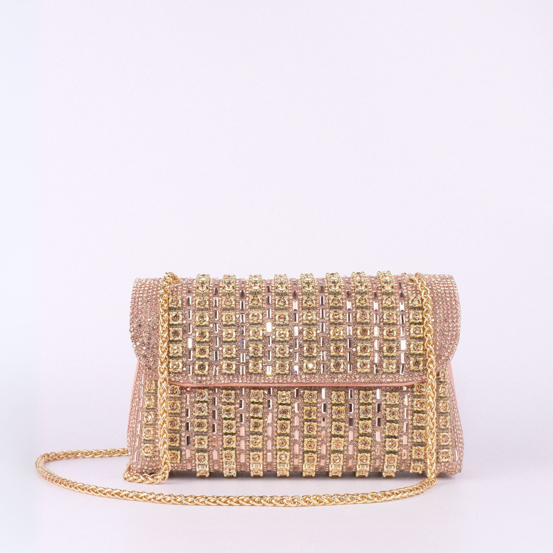 Marta | Bolso de Hombro con Cadena Mujer Brillante Fiesta