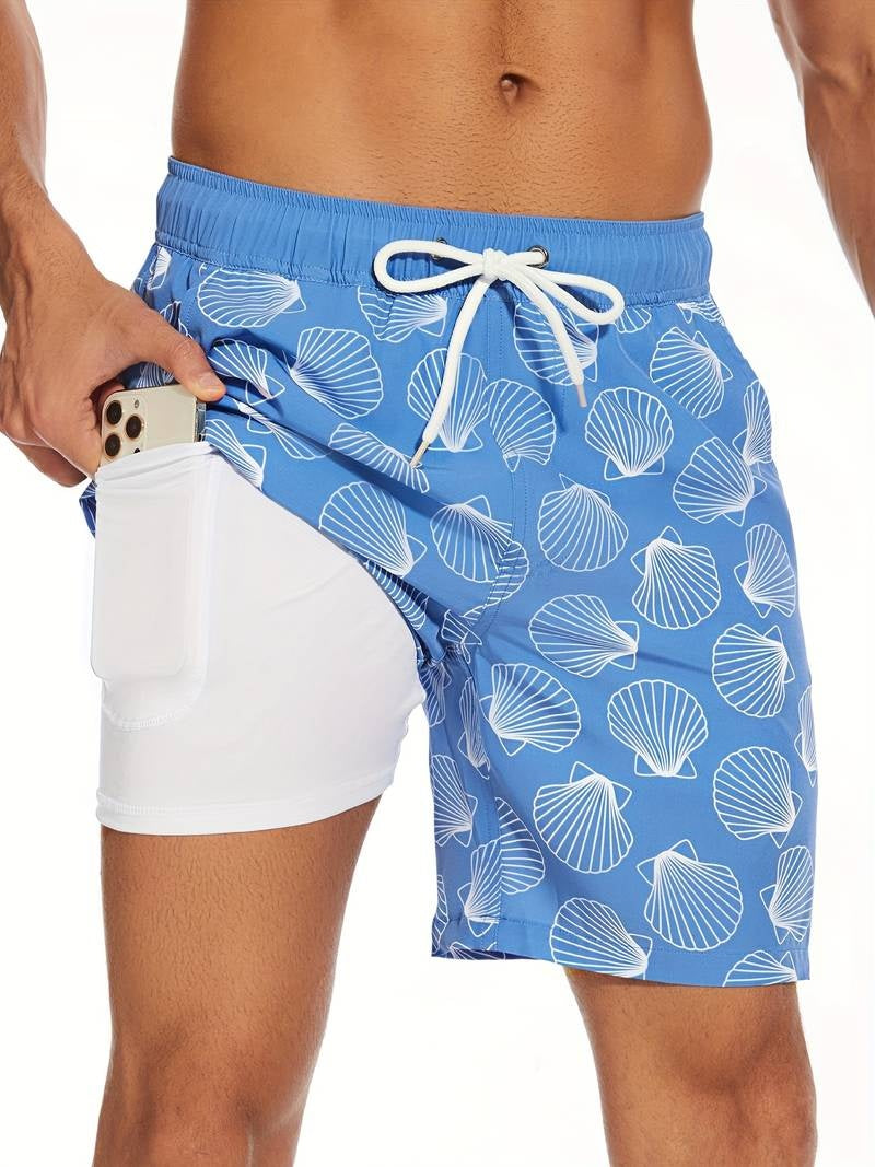 Mateo | Bañador de Hombre Estampado Flamencos Cordón Ajustable