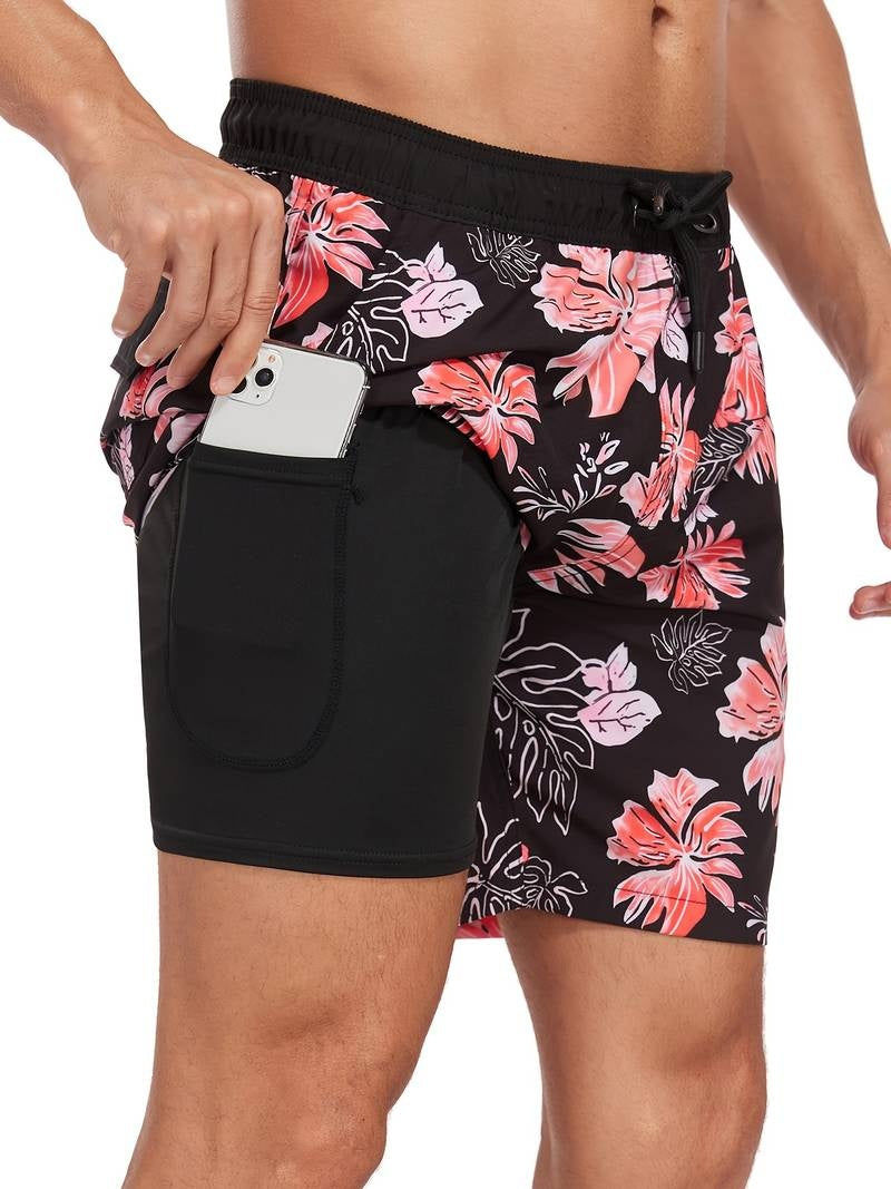 Mateo | Bañador de Hombre Estampado Flamencos Cordón Ajustable