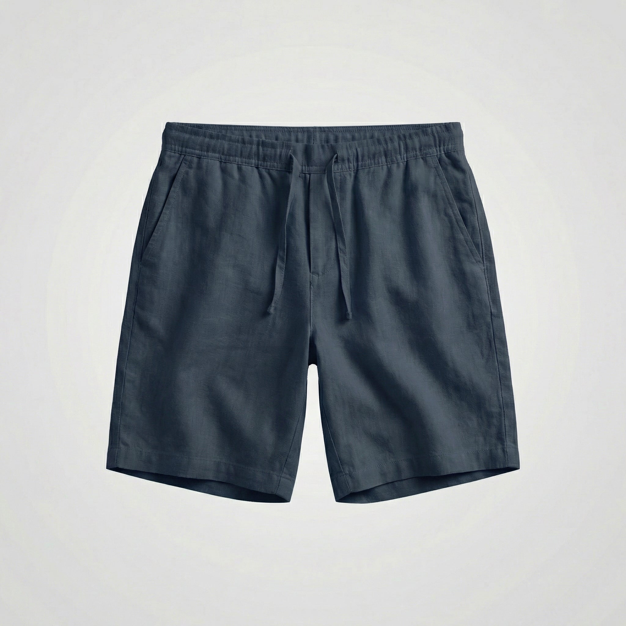 Mateo | Bermudas de Lino Hombre Cintura Elástica Cordón