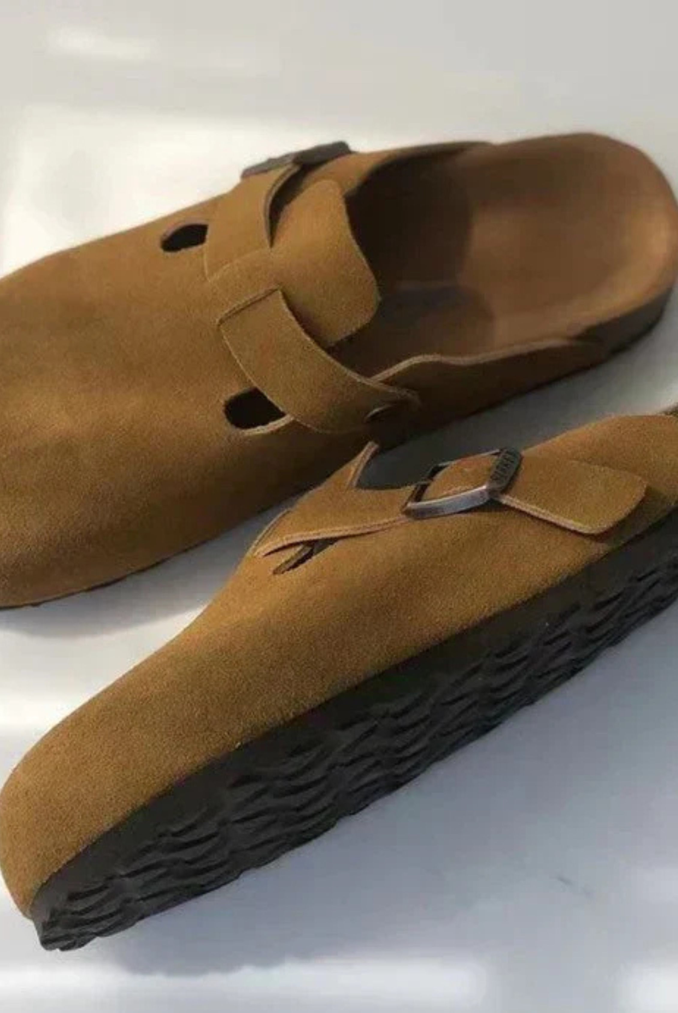 Mateo | Sandalias Tipo Birkenstock Hombre Hebilla Ajustable