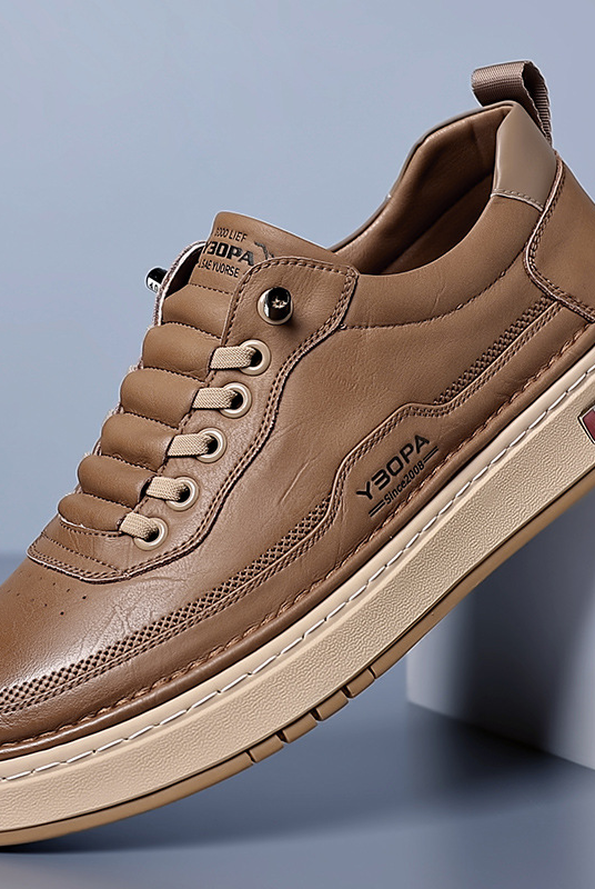 Mateo | Zapatillas Casual de Cuero Hombre Suela Acolchada