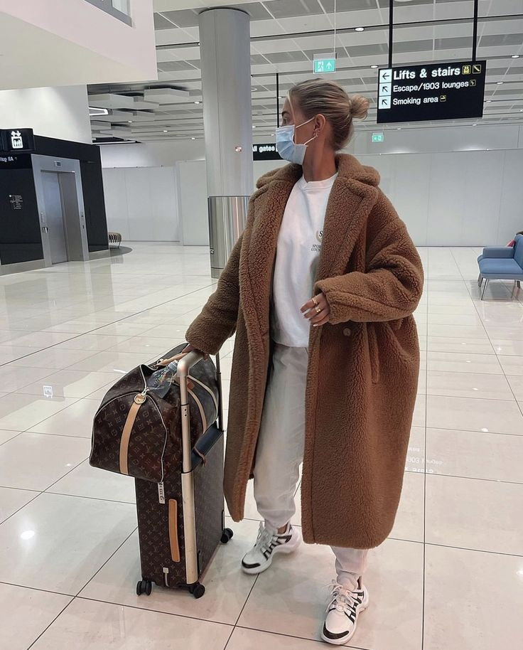 Mencía | Abrigo de Borreguito Largo Mujer Oversize