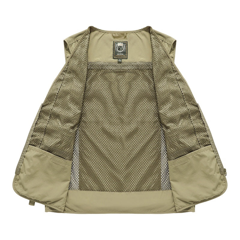Mikel | Chaleco Multibolsillos Outdoor Hombre Transpirable