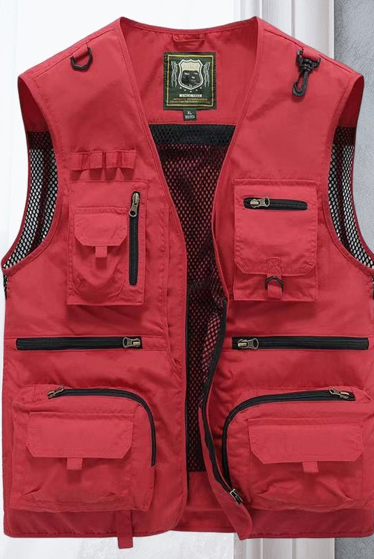 Mikel | Chaleco Multibolsillos Outdoor Hombre Transpirable