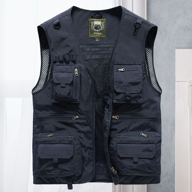 Mikel | Chaleco Multibolsillos Outdoor Hombre Transpirable