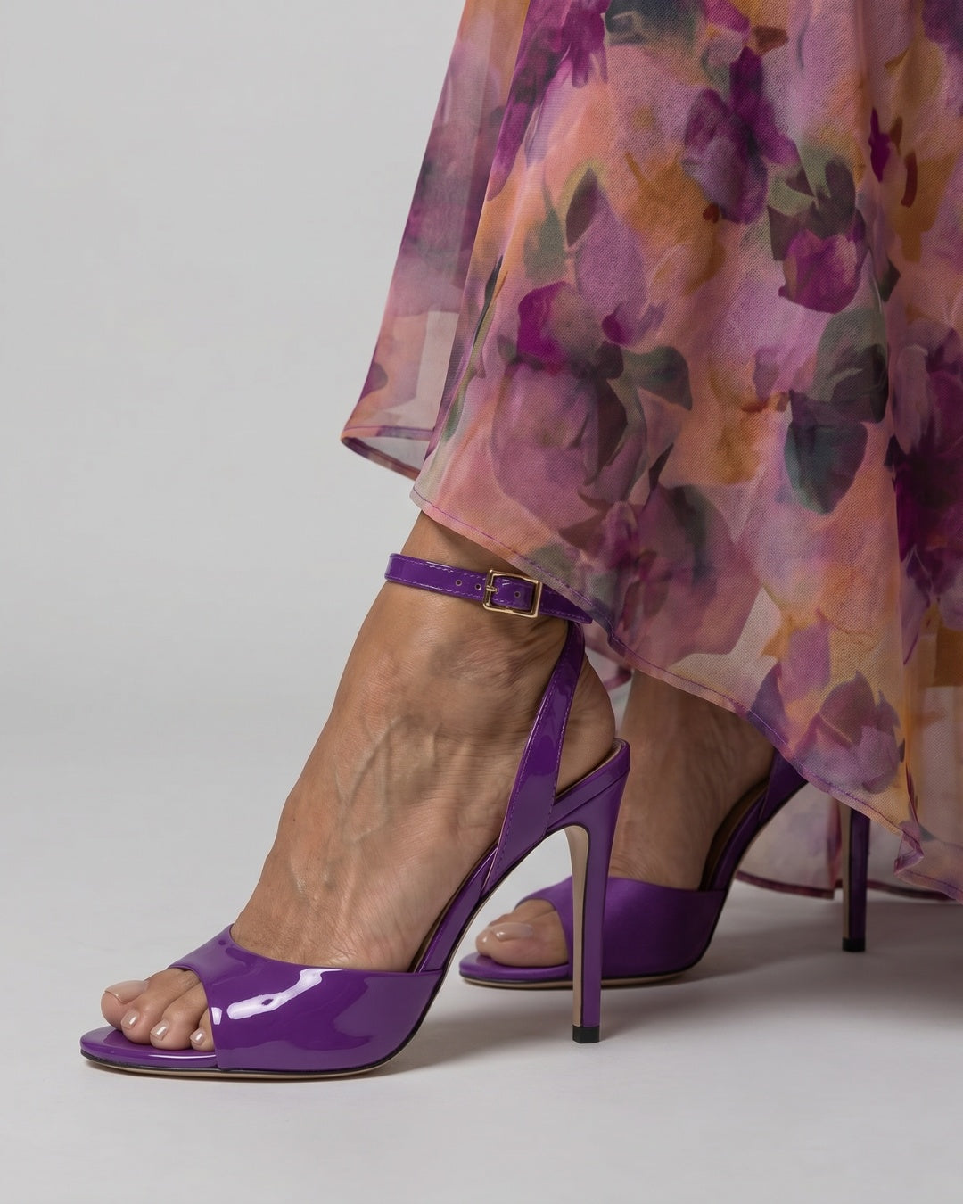 Milagros | Sandalias de Tacón Alto Stiletto Mujer Tira al Tobillo