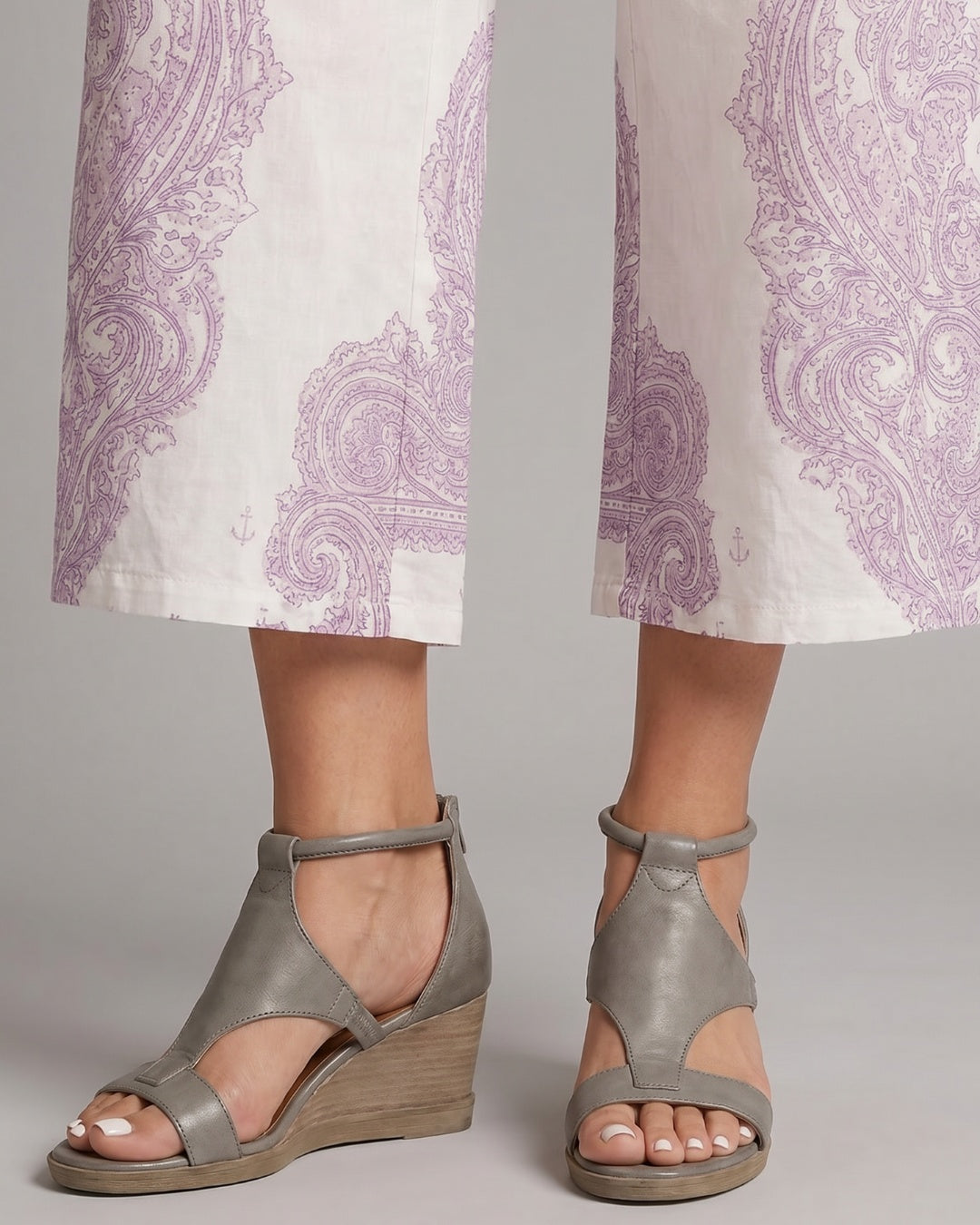Miriam | Sandalias de Cuña Mujer Tiras Cruzadas Hebilla