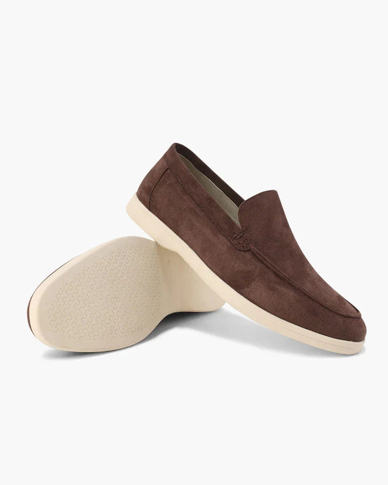 Mocasines Casuales Sin Cordones Hombre Ante