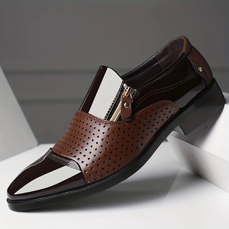Mocasines de Vestir Hombre Cierre Lateral