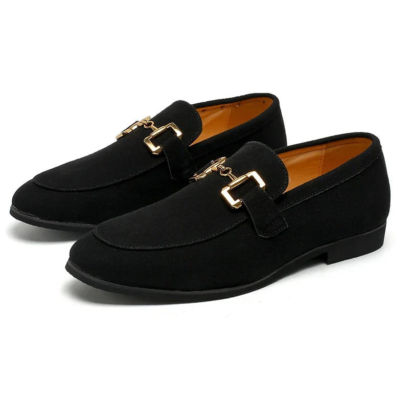 Mocasines Sin Cordones con Hebilla Hombre