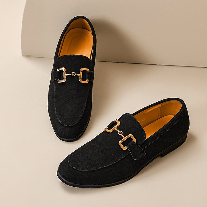 Mocasines Sin Cordones con Hebilla Hombre