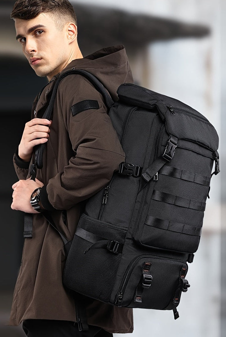 Mochila de Viaje de Gran Capacidad Hombre Múltiples Compartimentos