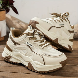 Mónica | Zapatillas de Deporte Mujer Suela Plataforma Cordones